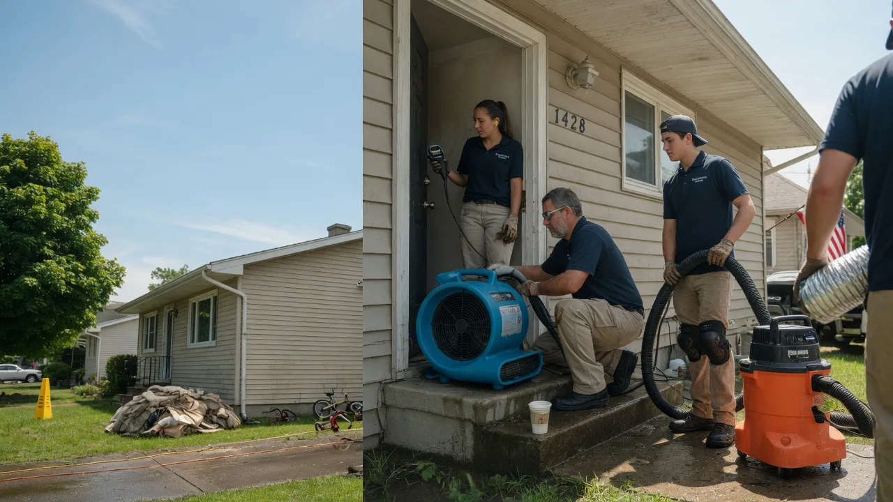 Water Damage Restoration in Burlington, PA near me